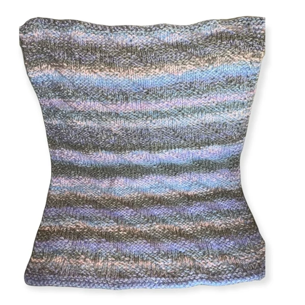 New Handmade Knit Baby Blanket